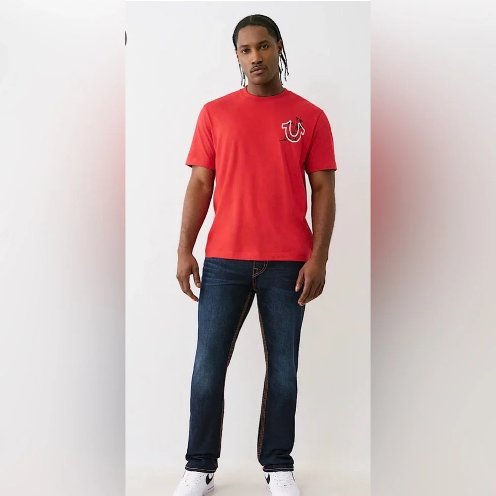 True Religion men’s Rocco Big T skinny jeans